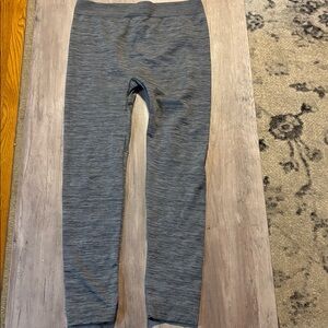 Gray Knit Leggings